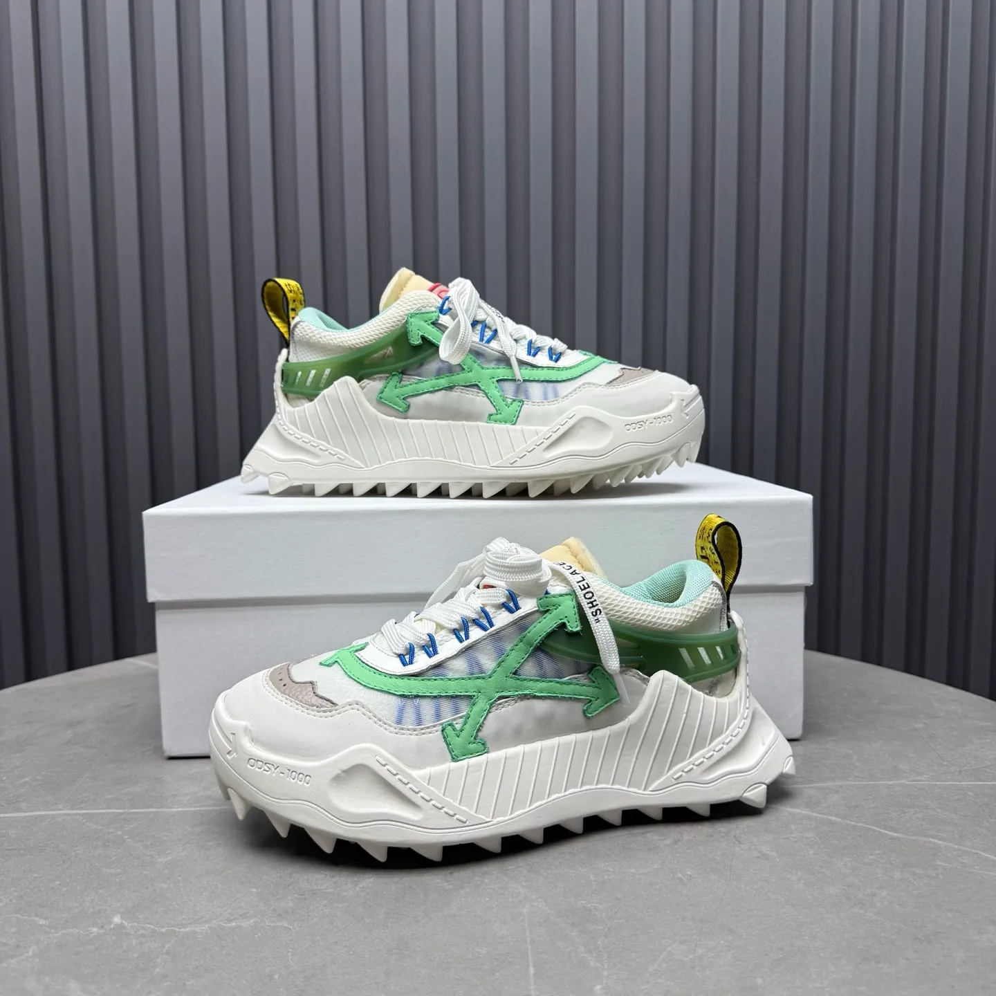 💰¥660 Trendy brand OFF WHITE classic popular style, combination outsole, official website original version 1:1 development top replica, ️Selected imported high mercerized frosted cowhide stitching breathable mesh ✔️Breathable lining, breathable and comfortable, simple and personalized design, official website rubber outsole, code number: ⚡️Couple style ⚡️35-40 women's model, 39-46 men's model (46 customized)